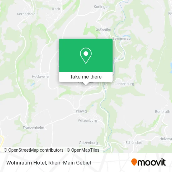 Карта Wohnraum Hotel