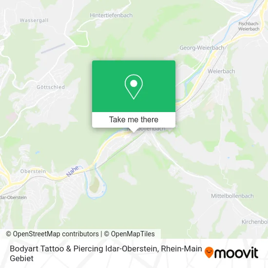 Карта Bodyart Tattoo & Piercing Idar-Oberstein