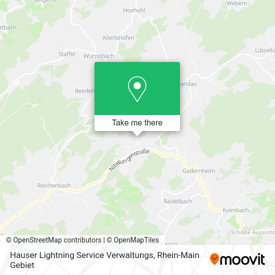Карта Hauser Lightning Service Verwaltungs