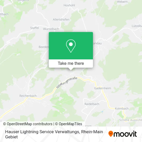 Карта Hauser Lightning Service Verwaltungs