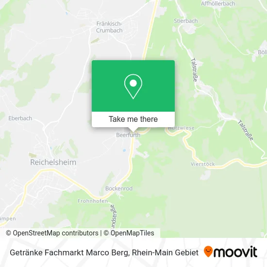 Карта Getränke Fachmarkt Marco Berg