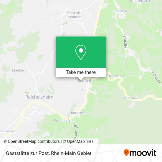 Карта Gaststätte zur Post
