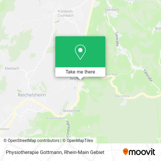 Карта Physiotherapie Gottmann