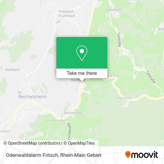 Карта Odenwaldalarm Fritsch