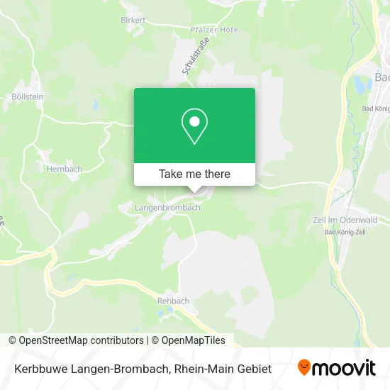 Карта Kerbbuwe Langen-Brombach