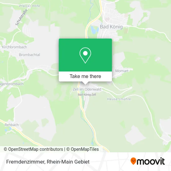 Карта Fremdenzimmer