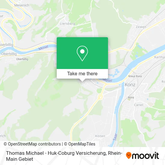 Карта Thomas Michael - Huk-Coburg Versicherung
