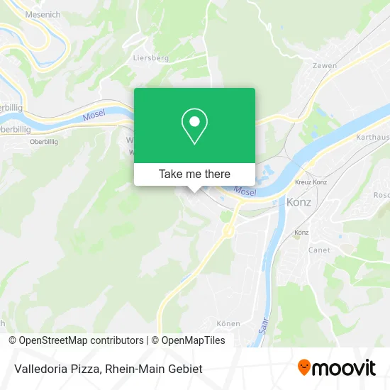 Карта Valledoria Pizza