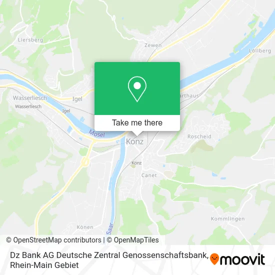 Карта Dz Bank AG Deutsche Zentral Genossenschaftsbank