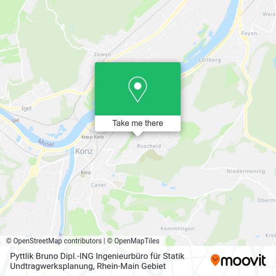 Карта Pyttlik Bruno Dipl.-ING Ingenieurbüro für Statik Undtragwerksplanung