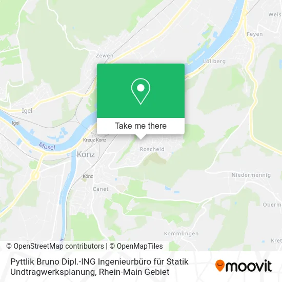 Карта Pyttlik Bruno Dipl.-ING Ingenieurbüro für Statik Undtragwerksplanung