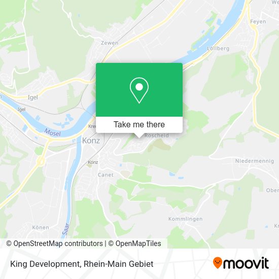 Карта King Development