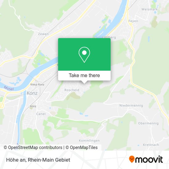 Карта Höhe an