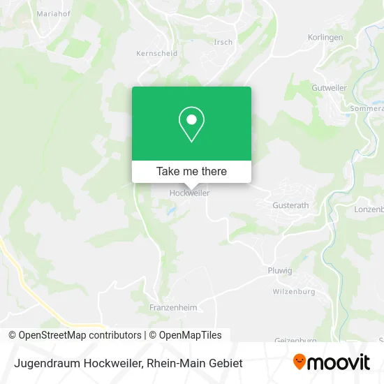 Карта Jugendraum Hockweiler