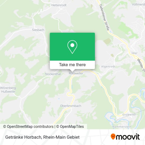 Карта Getränke Horbach