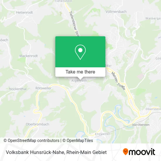 Карта Volksbank Hunsrück-Nahe