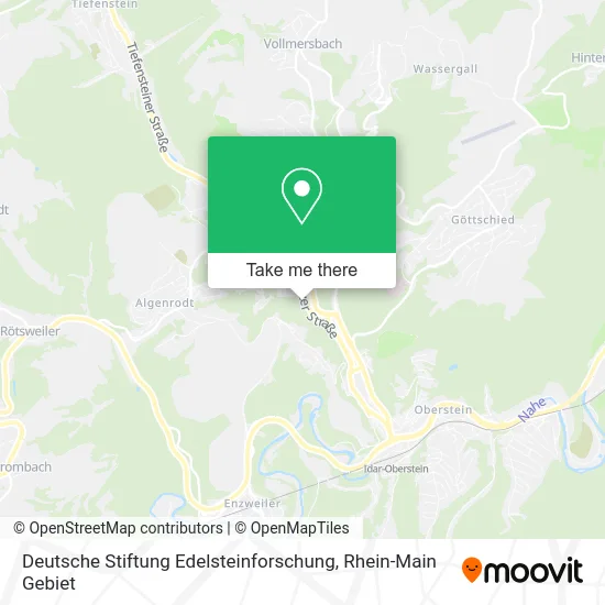 Карта Deutsche Stiftung Edelsteinforschung