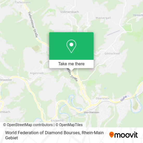 Карта World Federation of Diamond Bourses