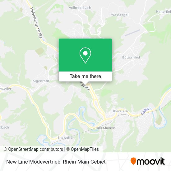 New Line Modevertrieb map