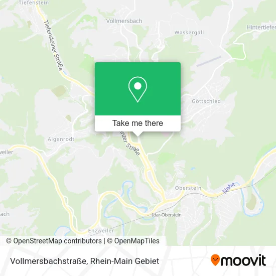 Карта Vollmersbachstraße