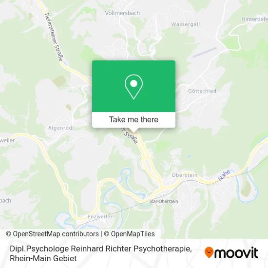 Карта Dipl.Psychologe Reinhard Richter Psychotherapie