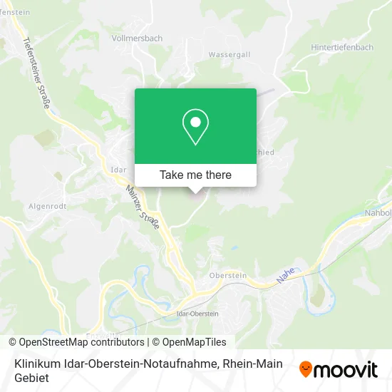 Карта Klinikum Idar-Oberstein-Notaufnahme