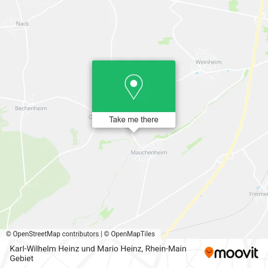 Карта Karl-Wilhelm Heinz und Mario Heinz