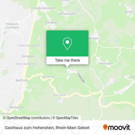 Карта Gasthaus zum Hohenstein