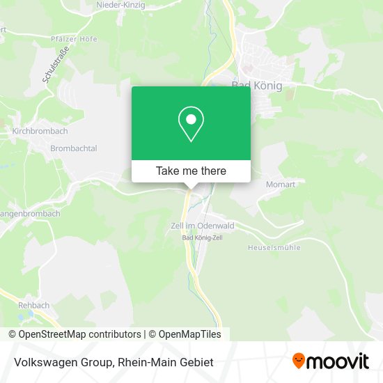 Карта Volkswagen Group