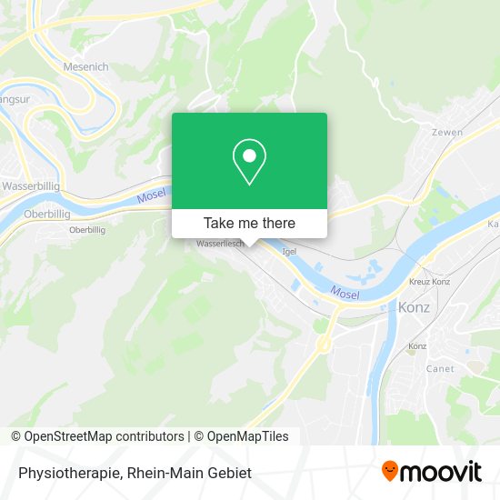 Карта Physiotherapie
