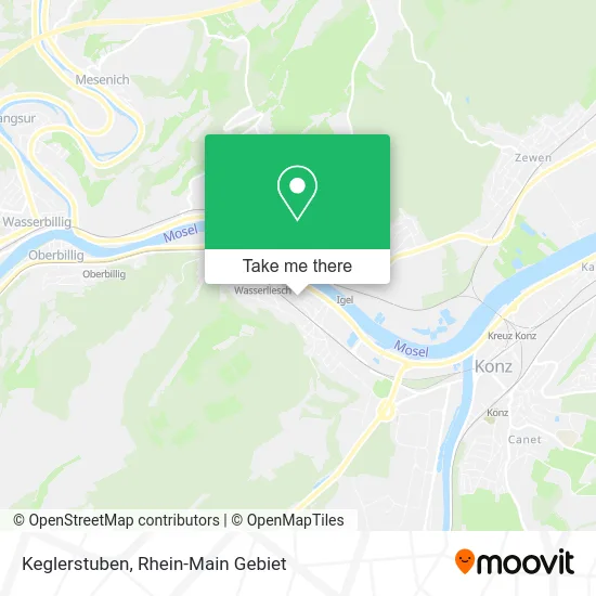 Карта Keglerstuben