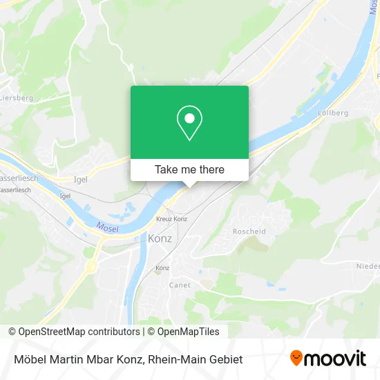 Карта Möbel Martin Mbar Konz