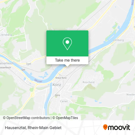 Карта Hausenztal