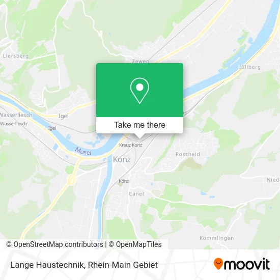 Карта Lange Haustechnik