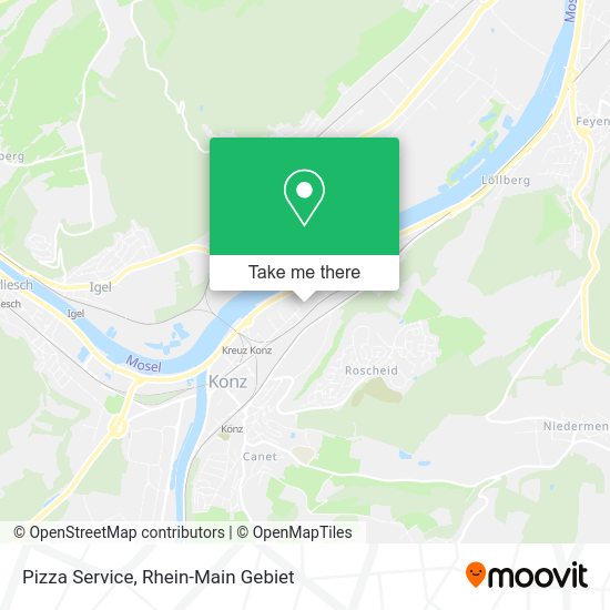 Карта Pizza Service