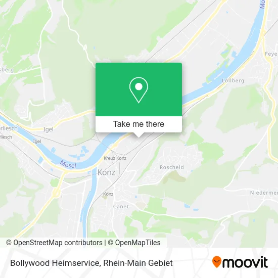Карта Bollywood Heimservice