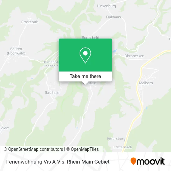 Карта Ferienwohnung Vis A Vis