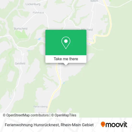 Карта Ferienwohnung Hunsrücknest