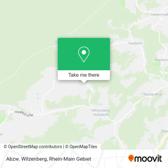 Abzw. Wilzenberg map