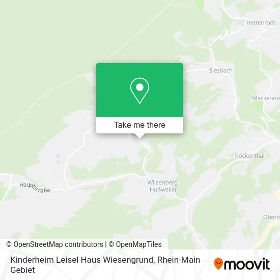 Карта Kinderheim Leisel Haus Wiesengrund
