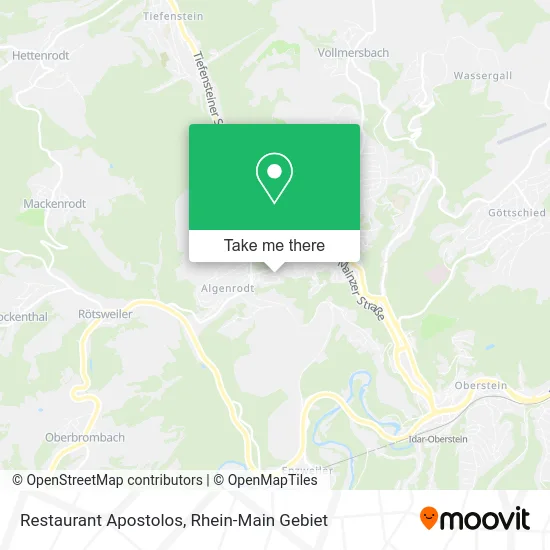 Карта Restaurant Apostolos