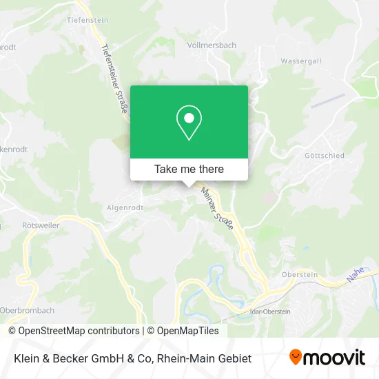 Карта Klein & Becker GmbH & Co