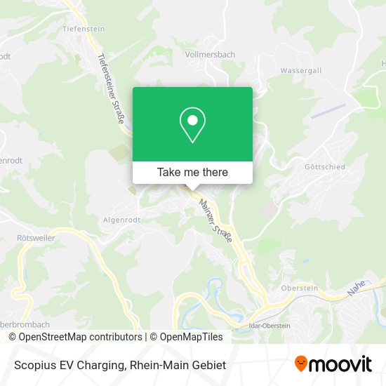 Карта Scopius EV Charging