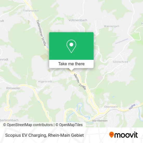 Карта Scopius EV Charging