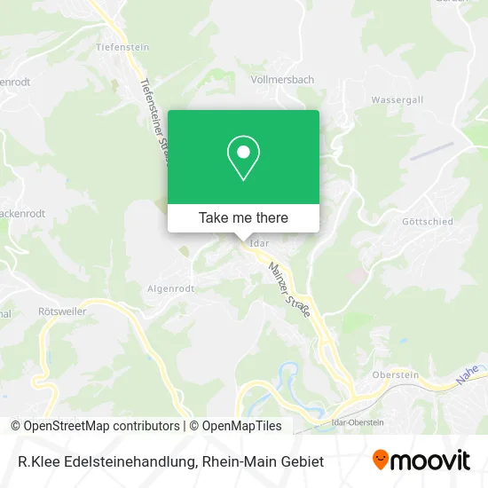 Карта R.Klee Edelsteinehandlung