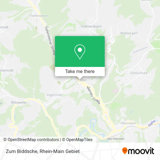 Карта Zum Biddsche