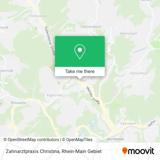 Карта Zahnarztpraxis Christina
