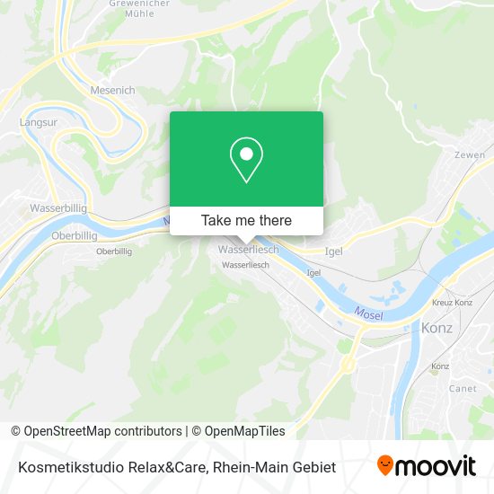 Карта Kosmetikstudio Relax&Care