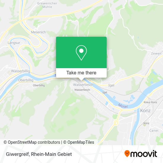 Карта Giwergreif