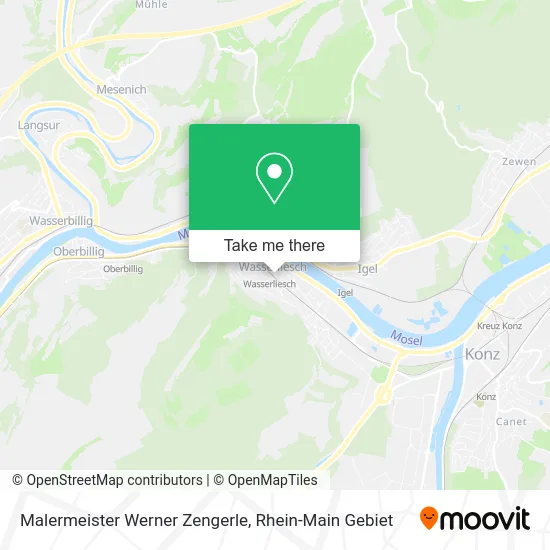 Карта Malermeister Werner Zengerle